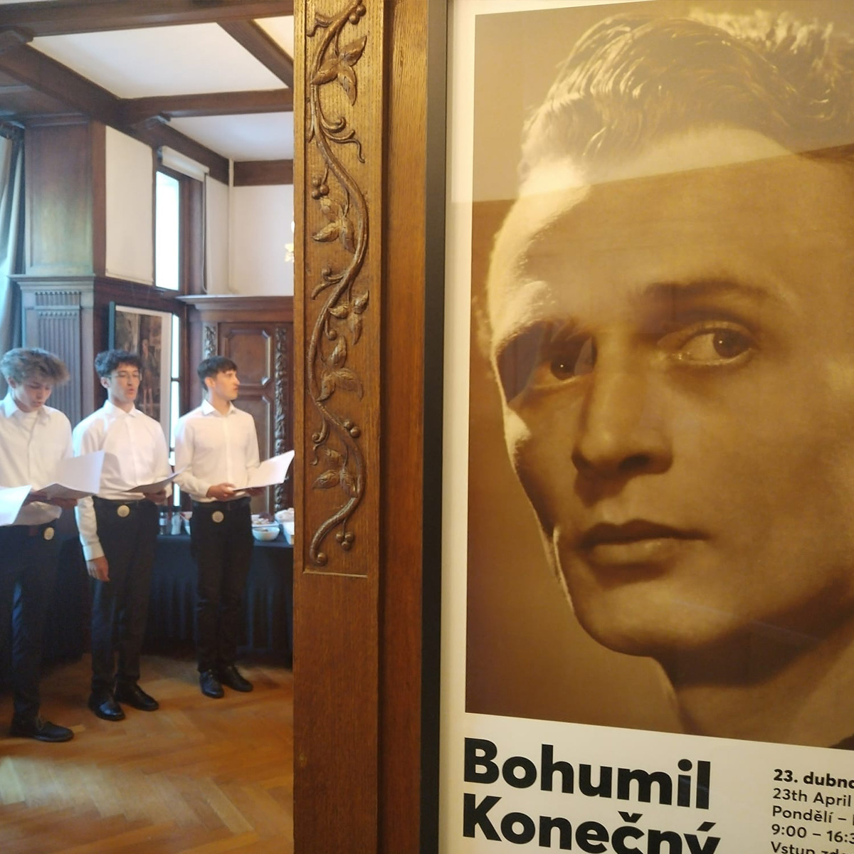 Bohumil Konečný at the Pilsen House