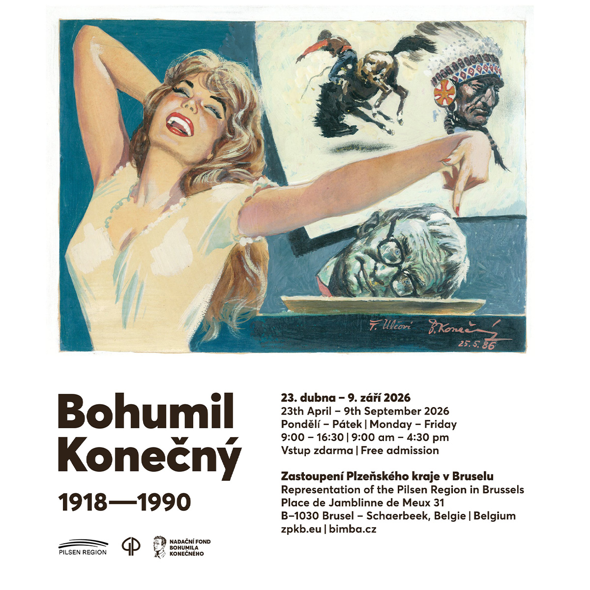 Výstava Bohumila Konečného